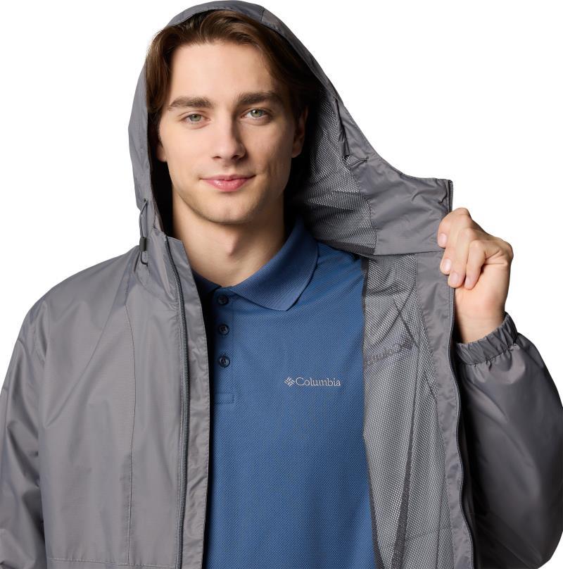Glenbrook Bend Rain Jacket - Mens - city grey 1