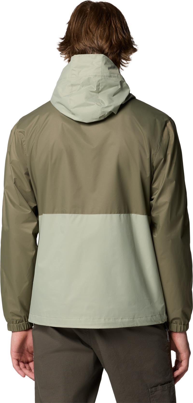 Glenbrook Bend Rain Jacket - Mens - stone green / safari 1