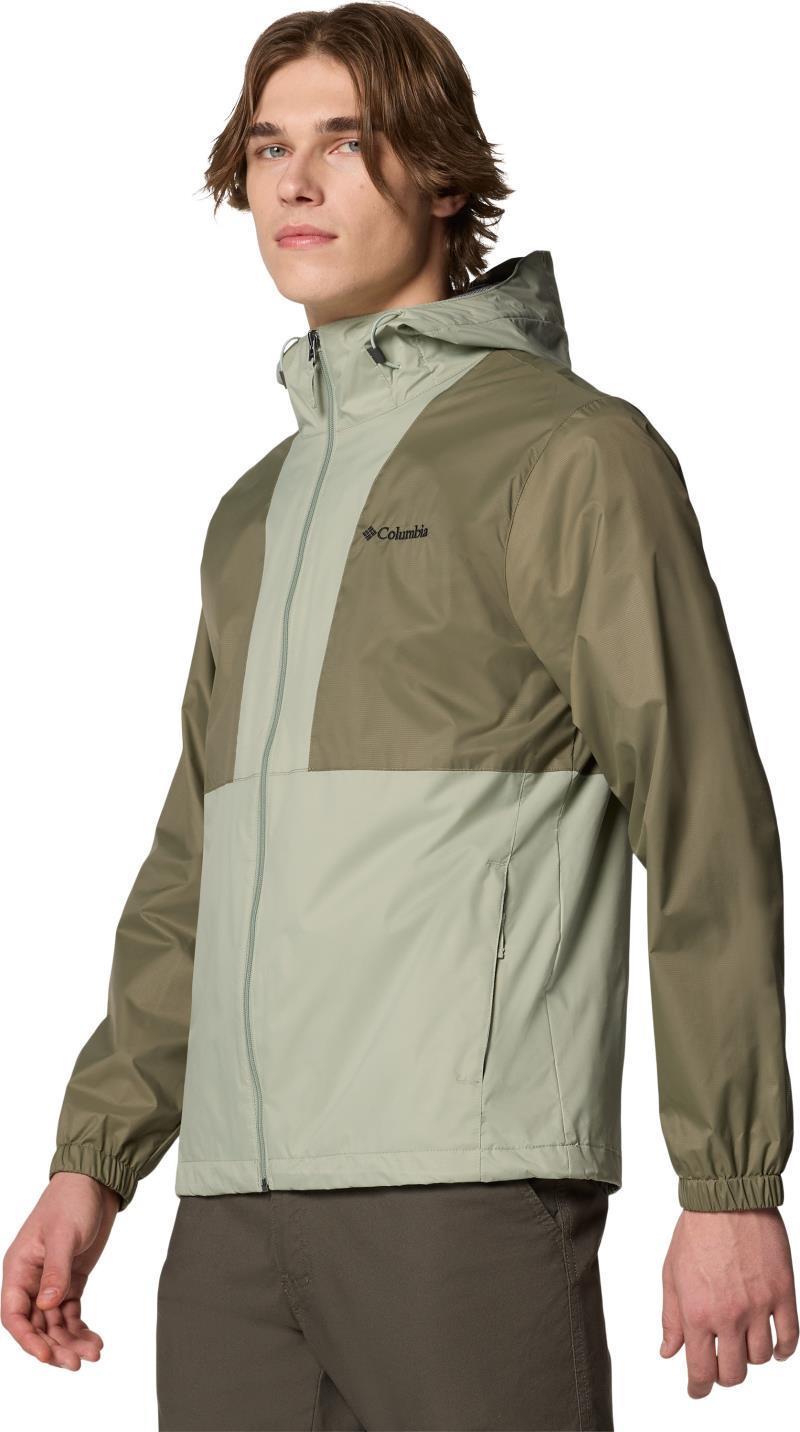 Glenbrook Bend Rain Jacket - Mens - stone green / safari 1