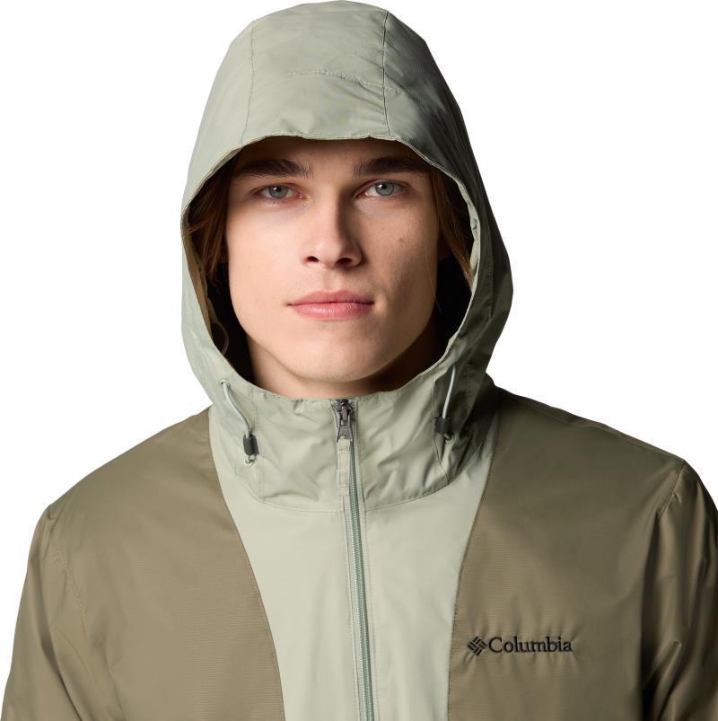 Glenbrook Bend Rain Jacket - Mens - stone green / safari 1