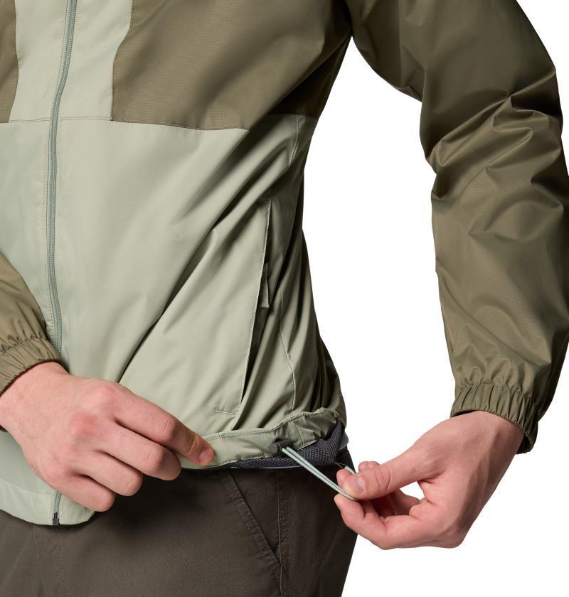 Glenbrook Bend Rain Jacket - Mens - stone green / safari 1