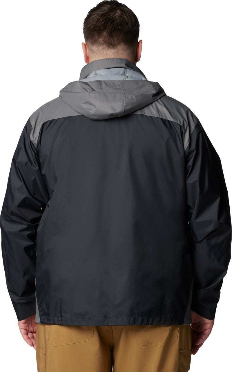 Glennaker Lake II Rain Jacket, Extended - Mens - black / city grey 1