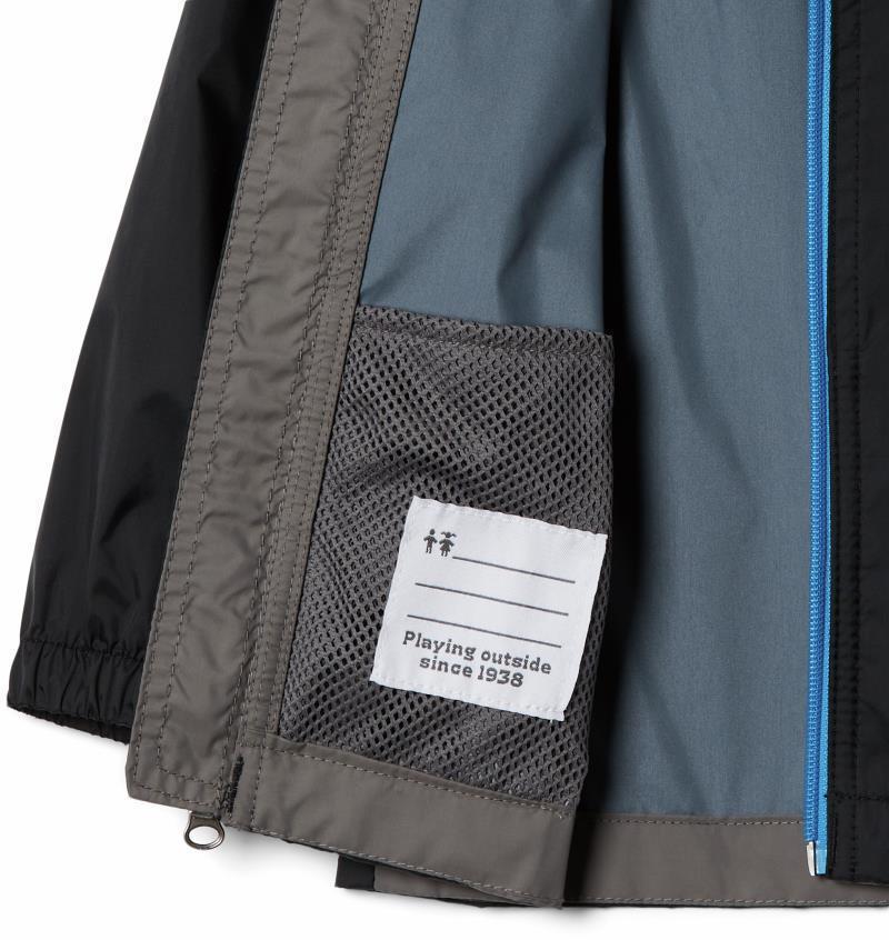 Glennaker Rain Jacket - Toddler Boys - Black / City Grey 3
