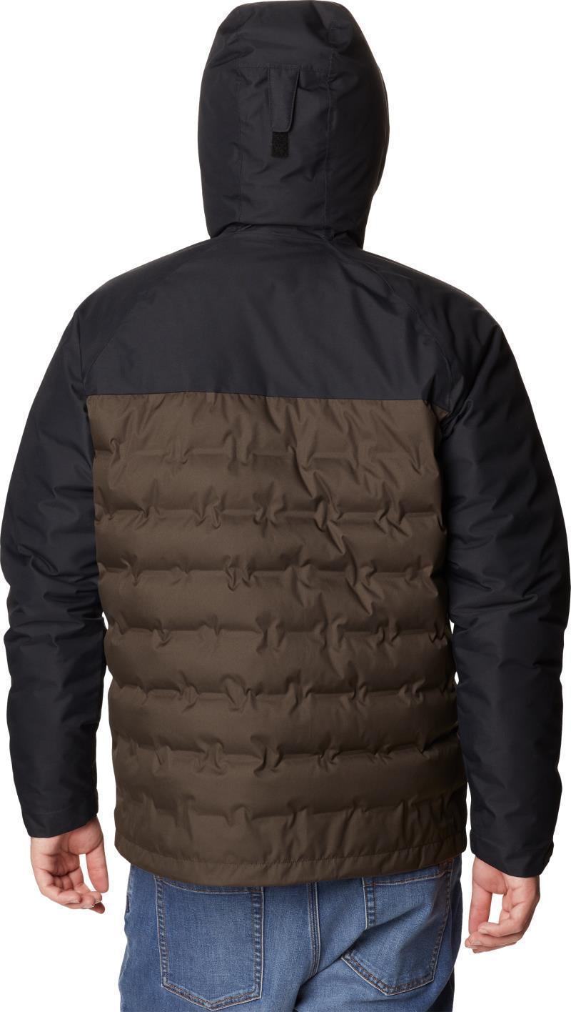 Grand Trek II Down Hooded Jacket - Tall - Mens - Cordovan / Black 2