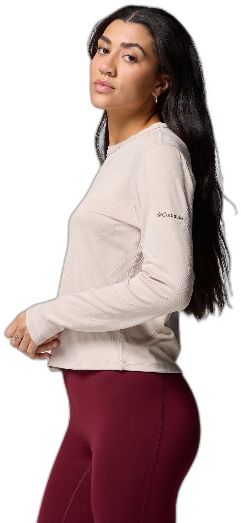 Granite Point LS Crew - Womens - dark stone 1