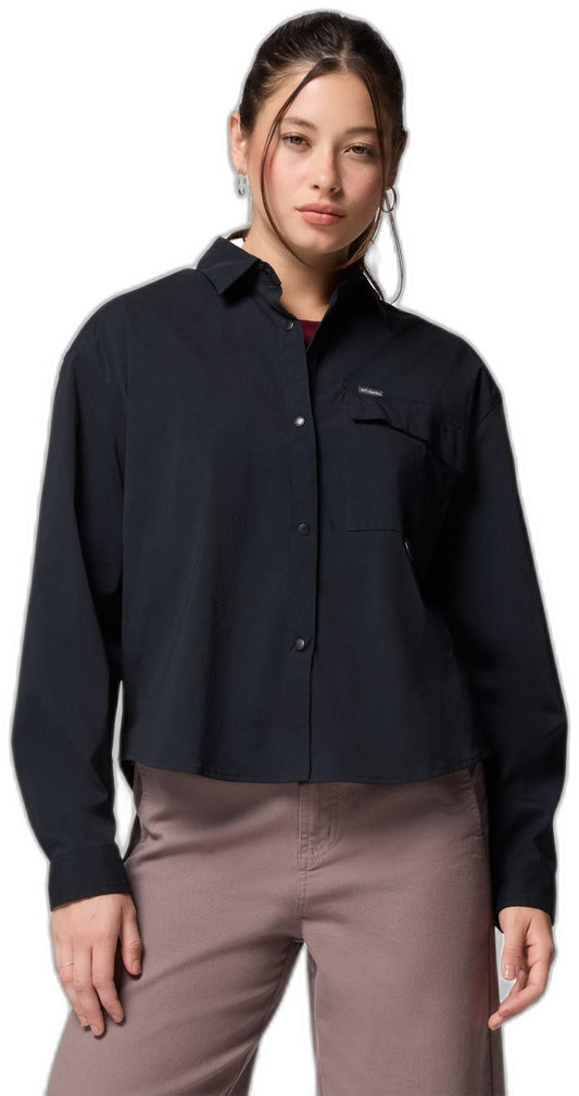 Granite Point Woven LS - Womens - black 1