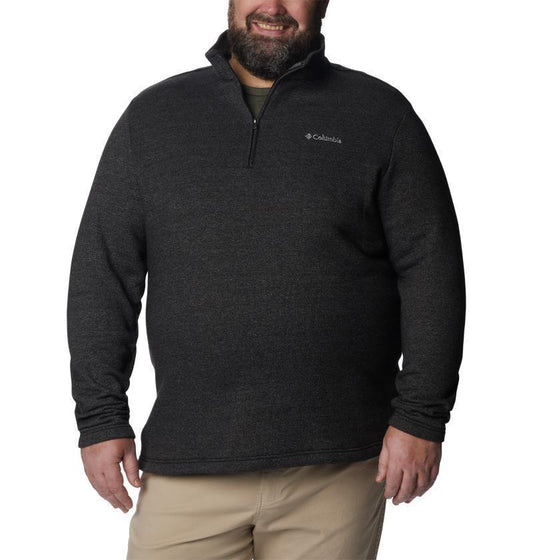 Great Hart Mountain III Half Zip, Extended - Mens - Black Heather 1