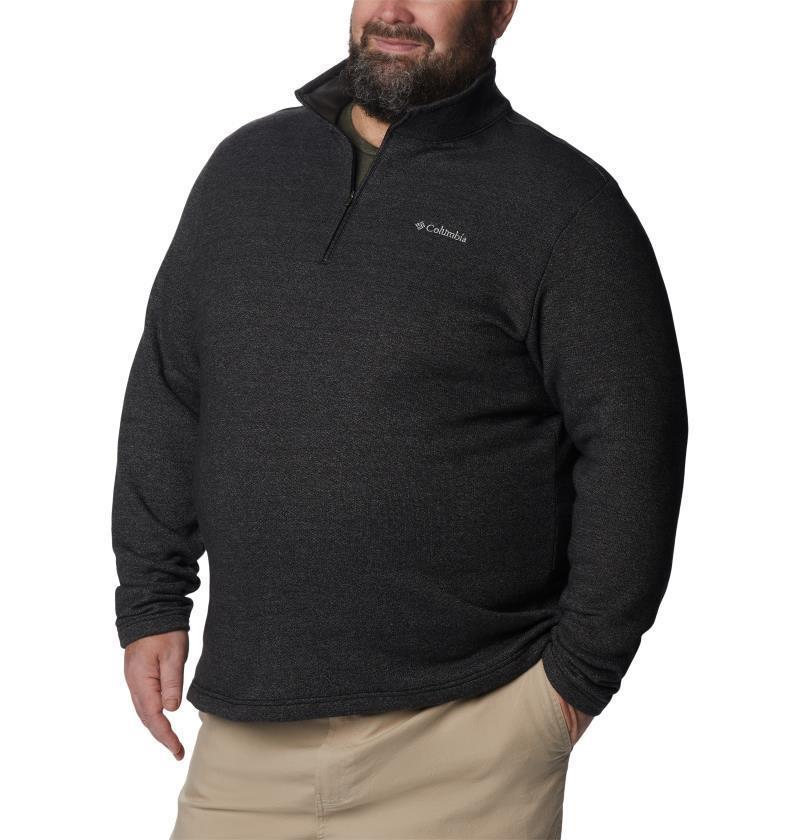 Great Hart Mountain III Half Zip, Extended - Mens - Black Heather 3