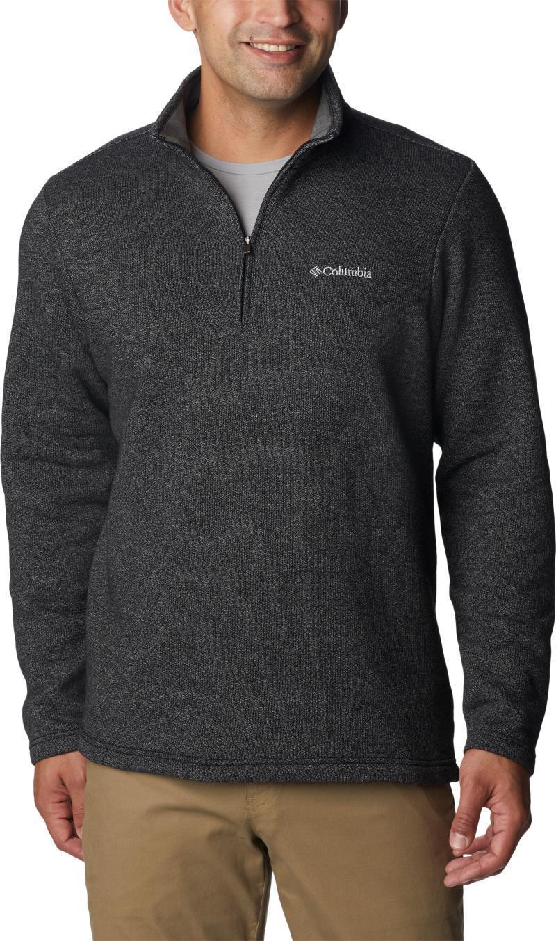 Great Hart Mountain III Half Zip, Tall - Mens - Black Heather 1