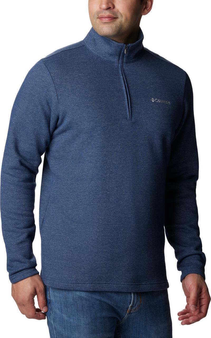 Great Hart Mountain III Half Zip - Mens - Dark Mountain Heather 3