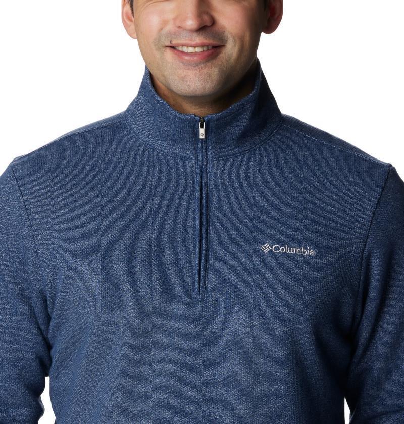 Great Hart Mountain III Half Zip - Mens - Dark Mountain Heather 5