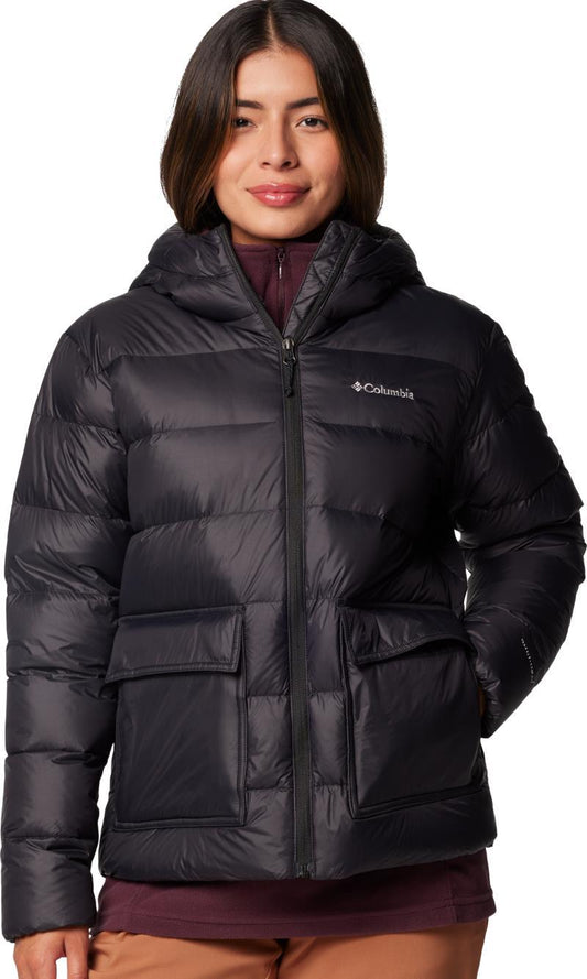 Harmony Falls Hooded Down Jacket - Womens - Black 1