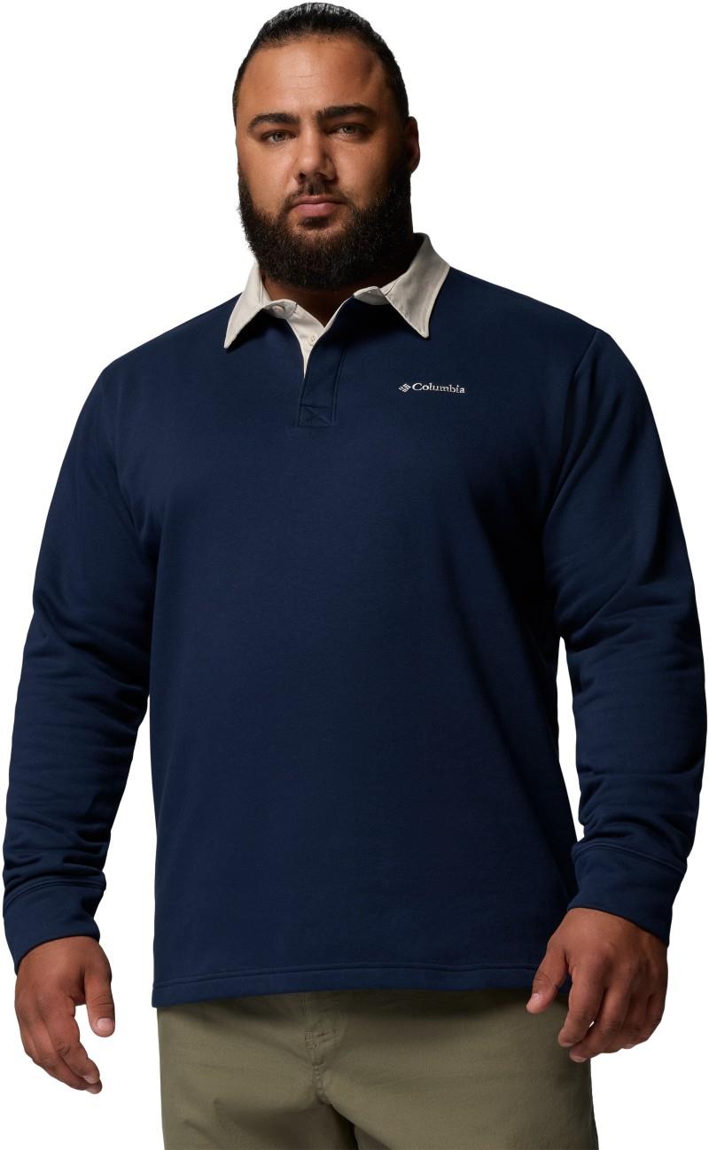 Hart Mountain Collared Pullover, Extended - Mens - collegiate navy / dark stone 1