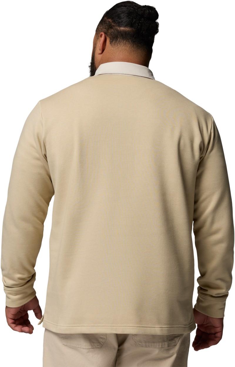 Hart Mountain Collared Pullover, Extended - Mens - oatmeal heather / dark stone 1