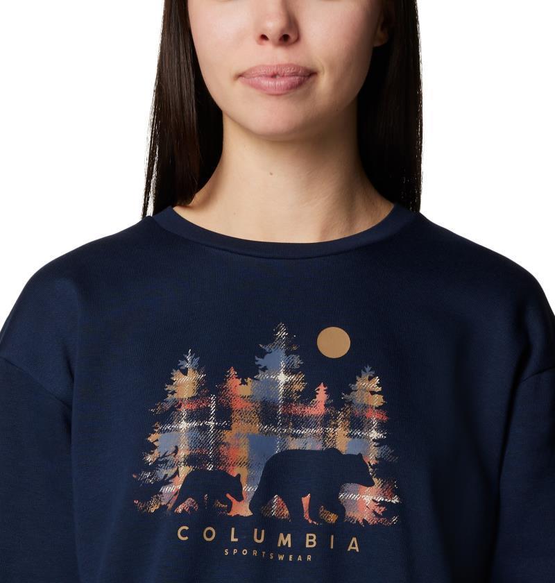 Hart Mountain Crew III - Womens - Collegiate Navy / Treehome Plaid 5