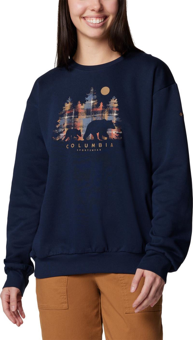 Hart Mountain Crew III - Womens - Collegiate Navy / Treehome Plaid 1