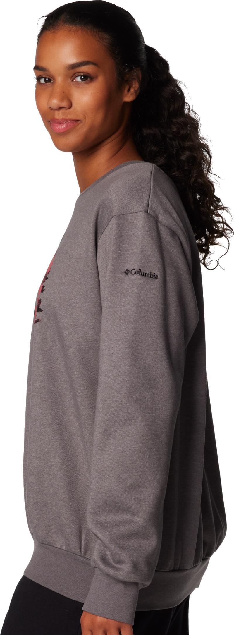 Hart Mountain Crew III - Womens - city grey / treehome omblur 1