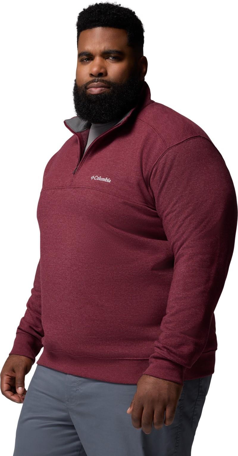 Hart Mountain II Half-Zip, Extended - Mens - rich wine heather 1
