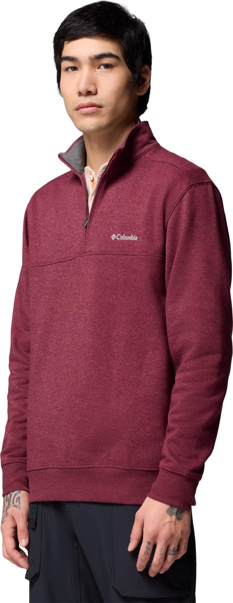 Hart Mountain II Half-Zip, Tall - Mens - rich wine heather 1