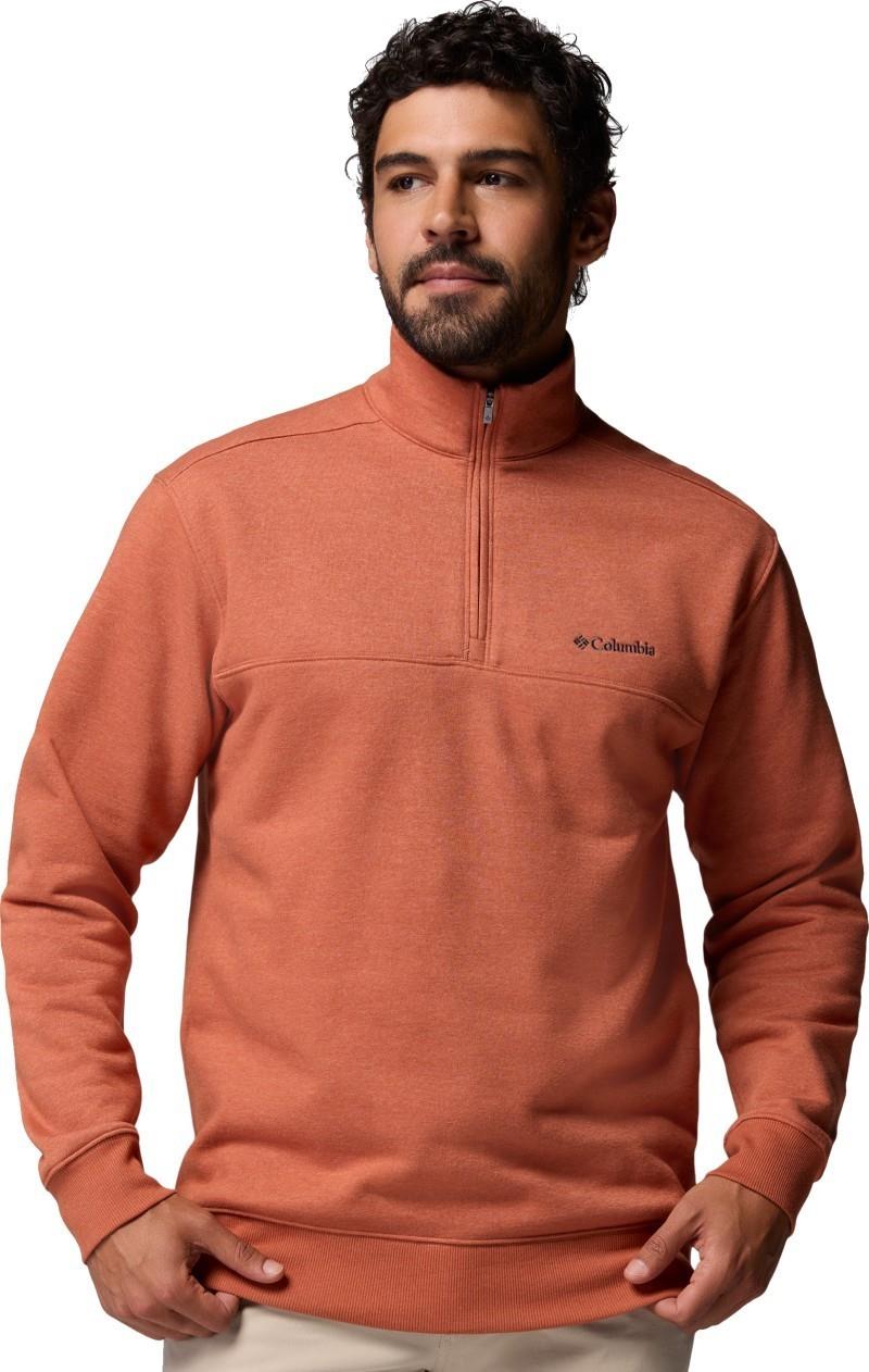Hart Mountain II Half-Zip, Tall - Mens - teak brown heather 1