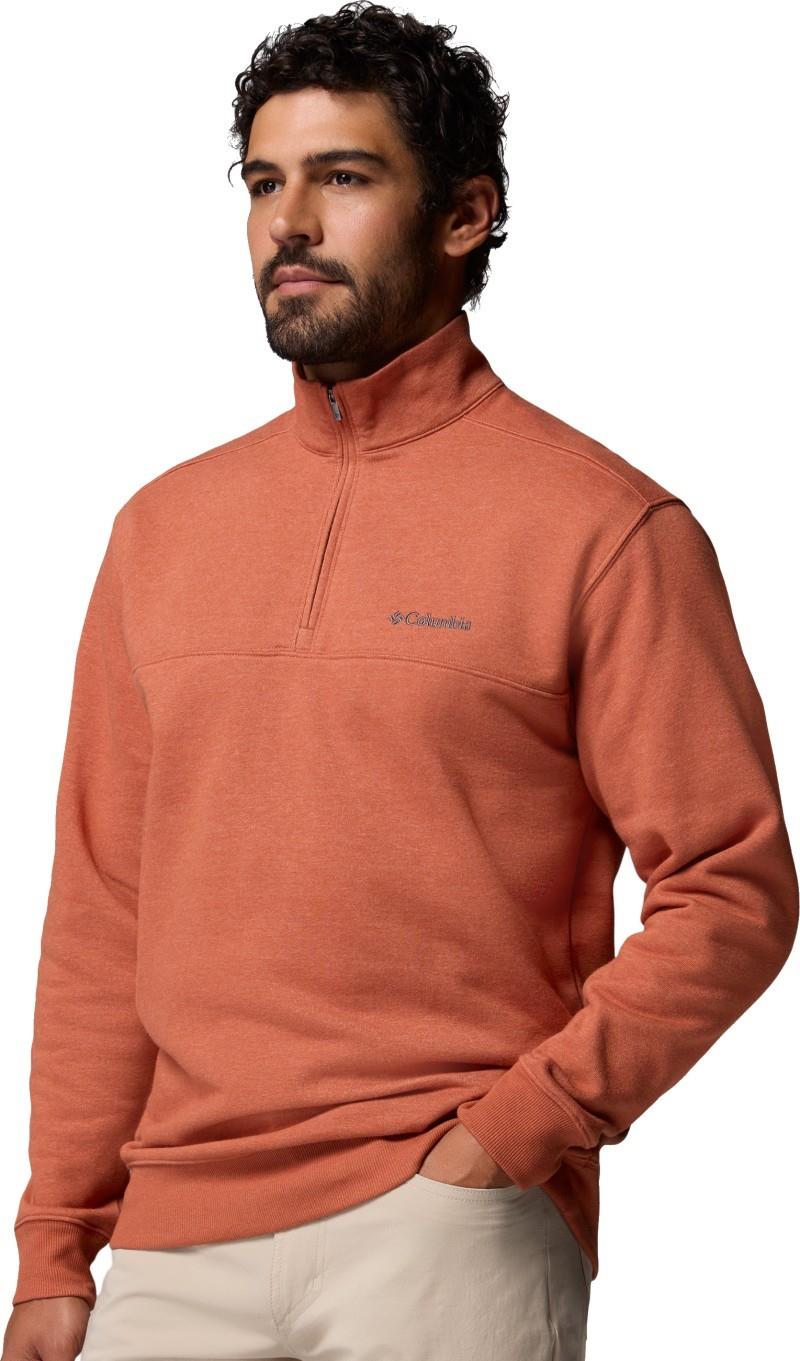 Hart Mountain II Half-Zip, Tall - Mens - teak brown heather 1