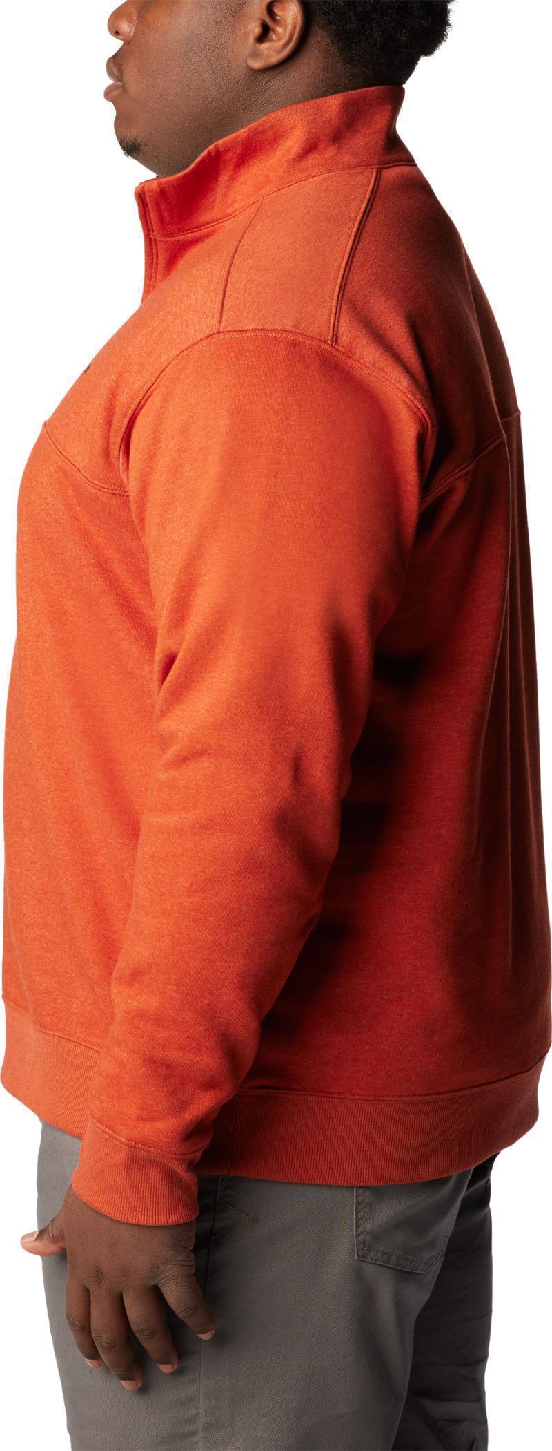 Hart Mountain II Half Zip, Extended - Mens - Warp Red Heather 4