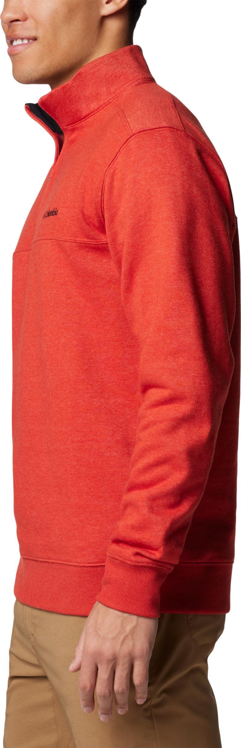 Hart Mountain II Half Zip, Tall - Mens - Sail Red Heather 5