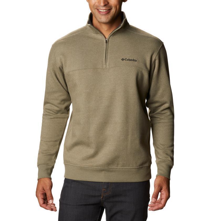 Hart Mountain II Half Zip - Mens - Stone Green Heather 1