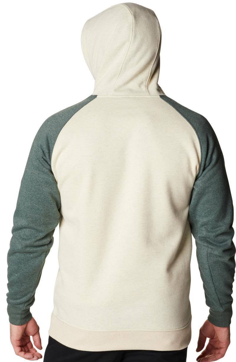 Hart Mountain II Hoodie - Mens - Oatmeal Heather / Spruce Heather 4