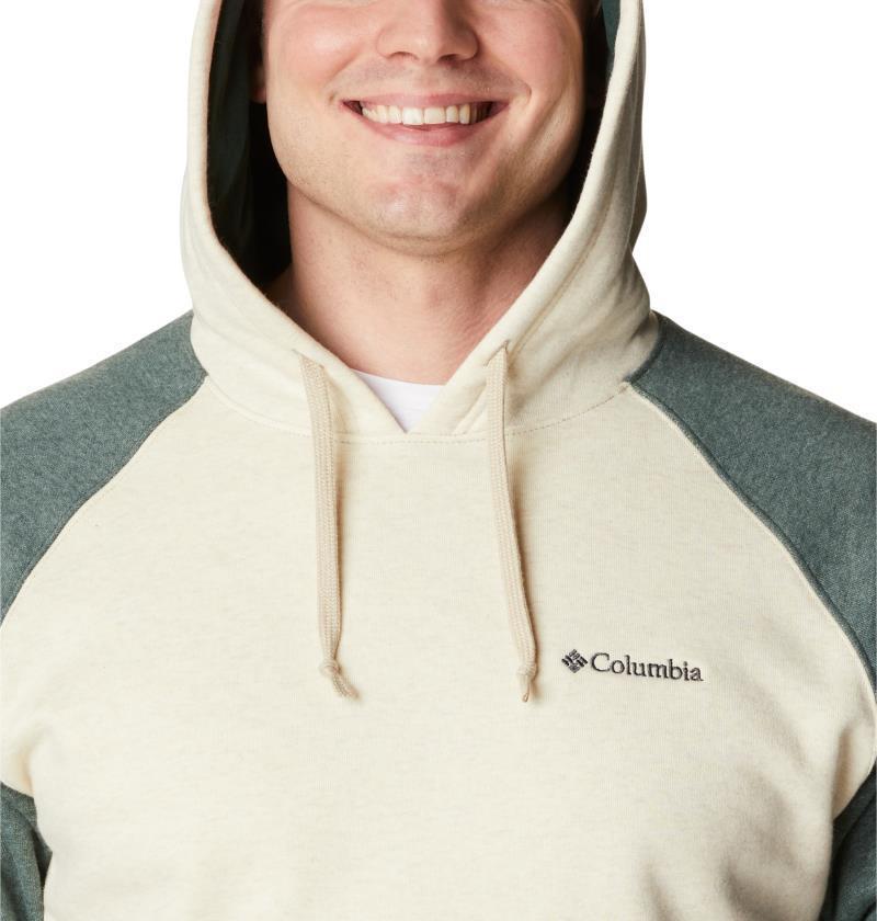 Hart Mountain II Hoodie - Mens - Oatmeal Heather / Spruce Heather 5