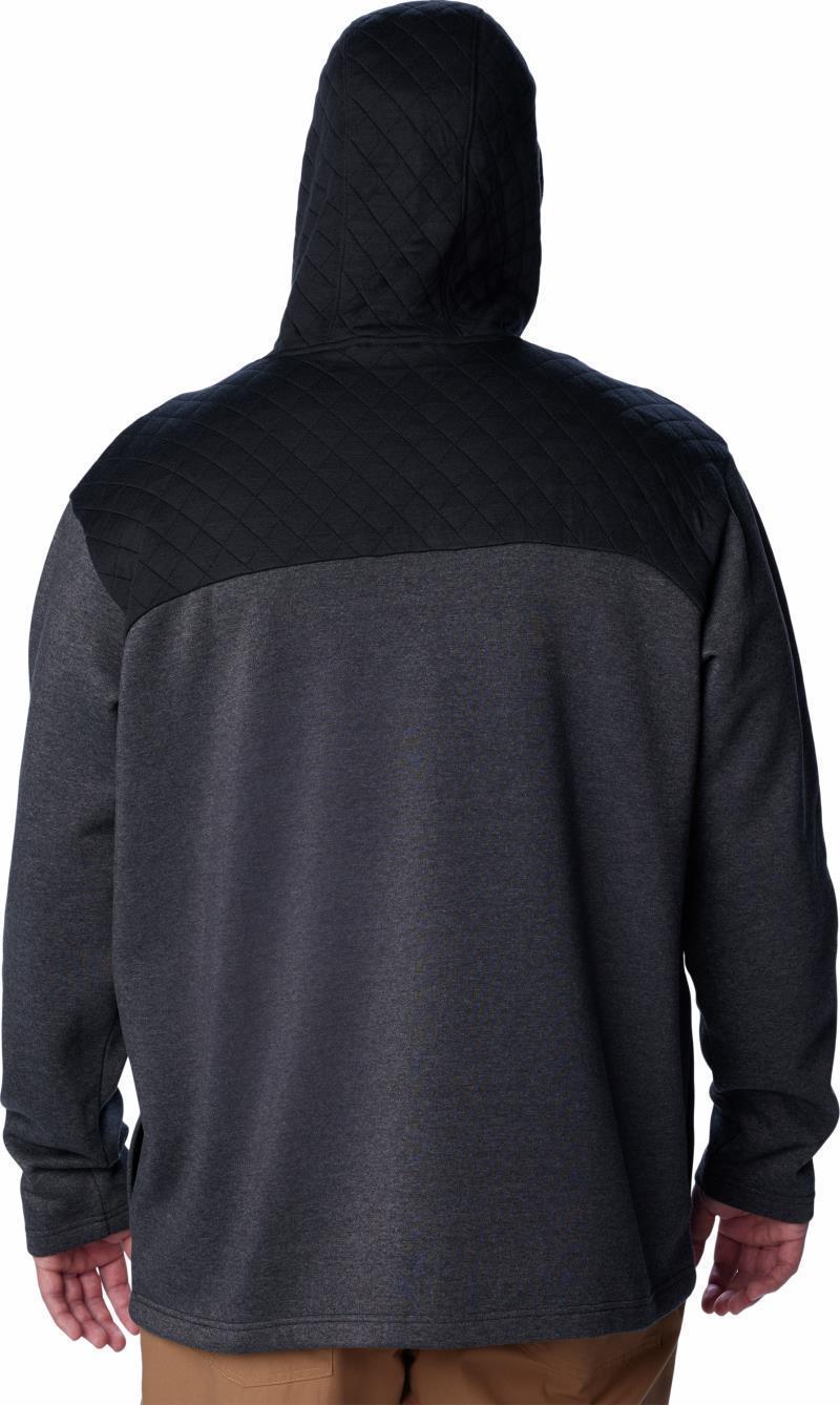 Hart Mountain Quilted Hoodie - Big - Mens - Black Heather 2
