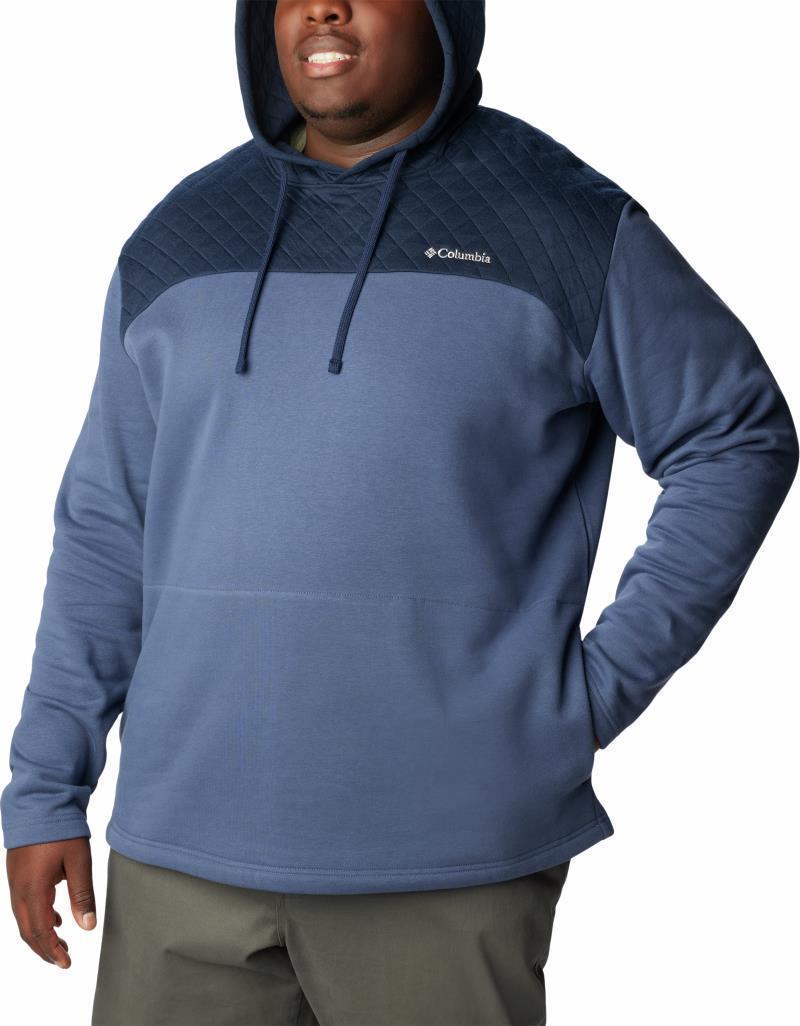Hart Mountain Quilted Hoodie - Big - Mens - Dark Mountain / Collegiate Navy 3