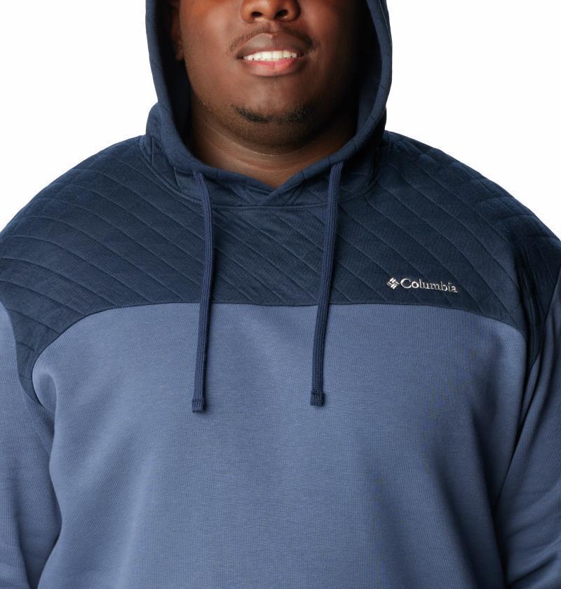 Hart Mountain Quilted Hoodie - Big - Mens - Dark Mountain / Collegiate Navy 4