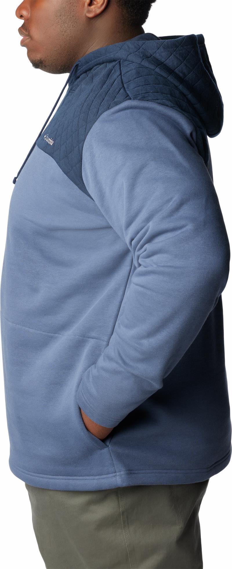 Hart Mountain Quilted Hoodie - Big - Mens - Dark Mountain / Collegiate Navy 5