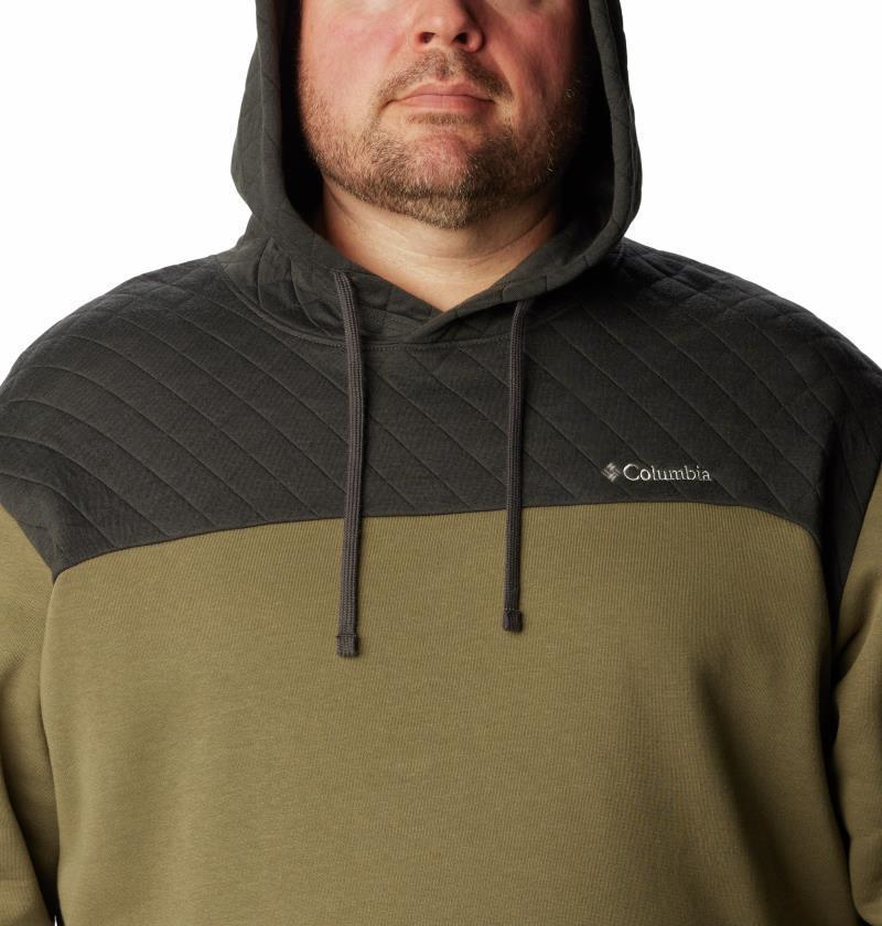 Hart Mountain Quilted Hoodie - Big - Mens - Stone Green / Shark 4