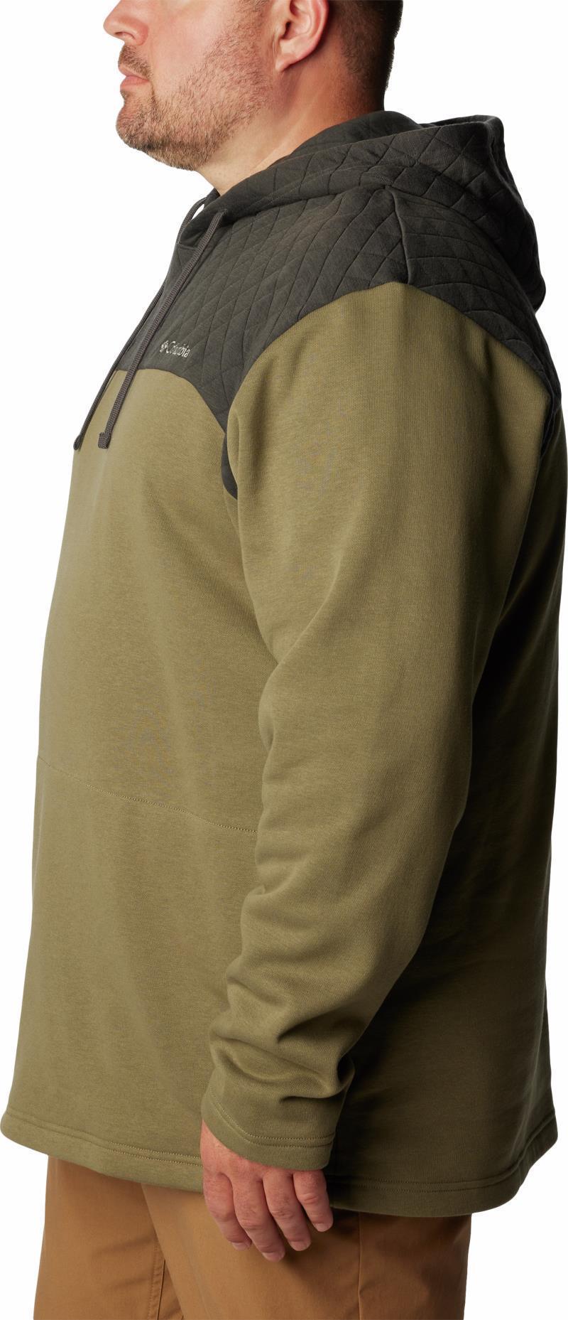 Hart Mountain Quilted Hoodie - Big - Mens - Stone Green / Shark 5