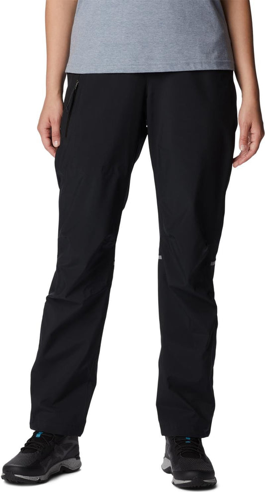 Hazy Trail II Rain Pants, Long - Womens - black 1