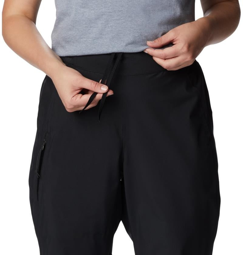 Hazy Trail II Rain Pants, Short - Womens - black 1