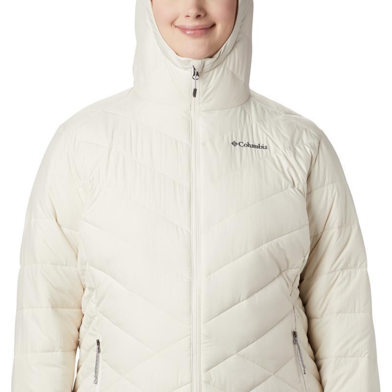 Heavenly Hooded Jacket, Extended - Womens - chalk 1