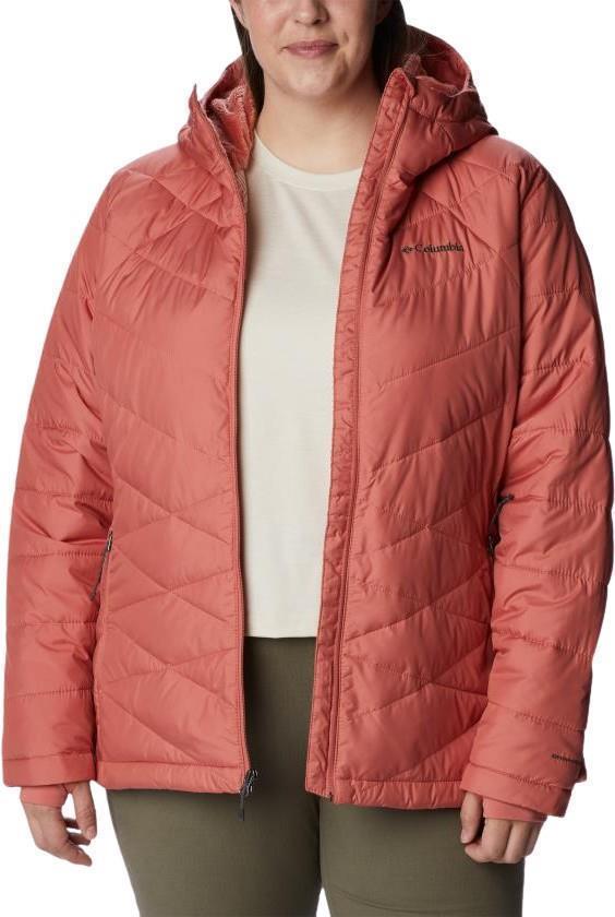 Heavenly Hooded Jacket, Extended - Womens - dark coral 1