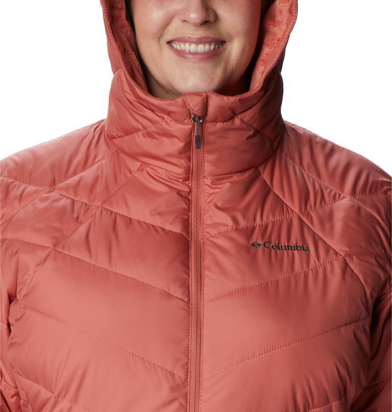 Heavenly Hooded Jacket, Extended - Womens - dark coral 1