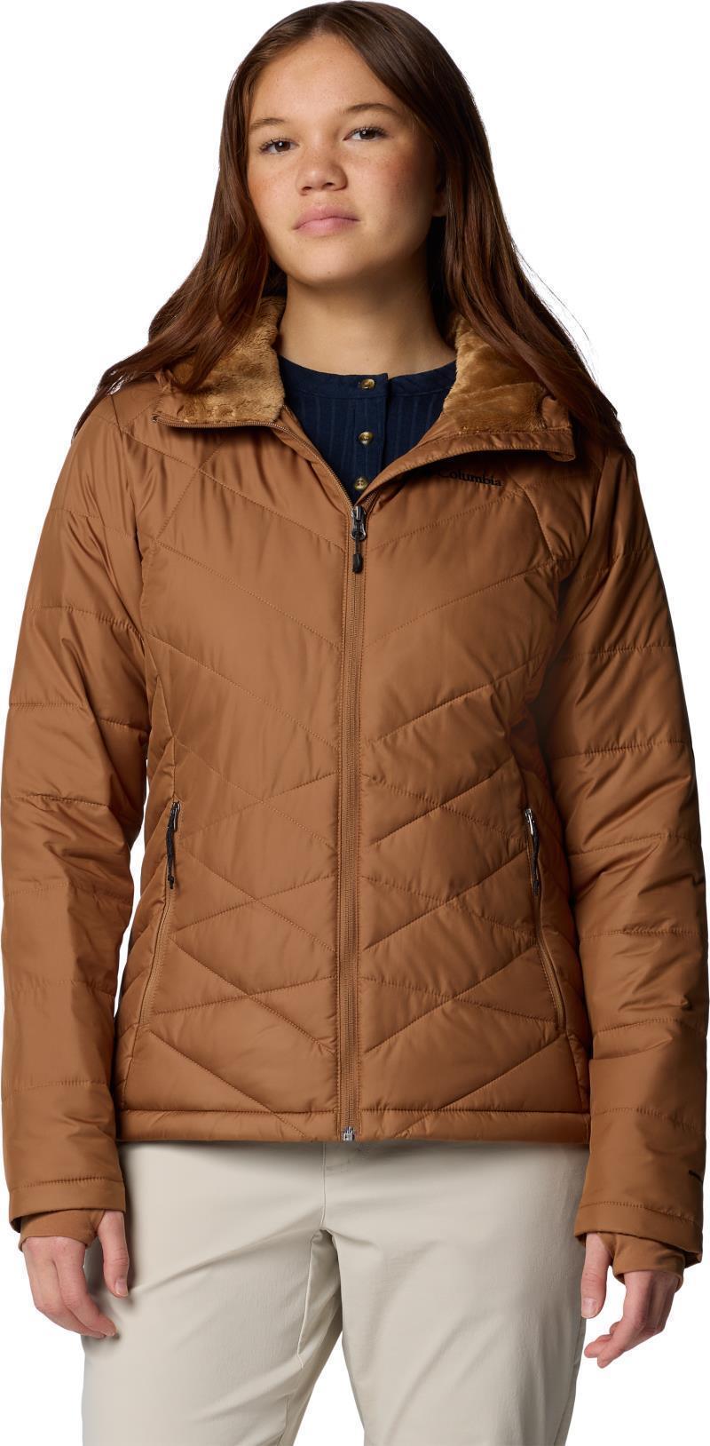 Heavenly Hooded Jacket - Womens - camel brown 1