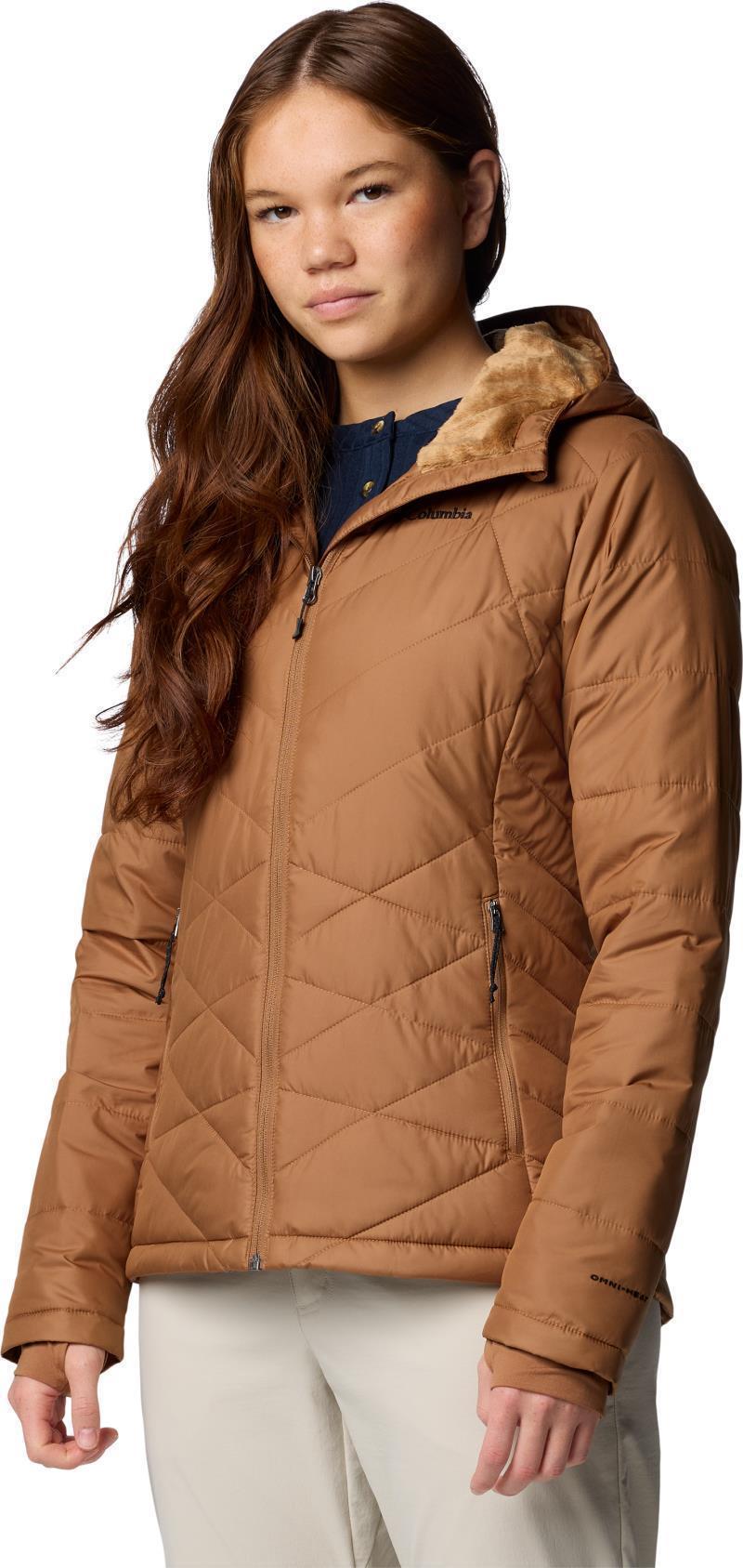 Heavenly Hooded Jacket - Womens - camel brown 1