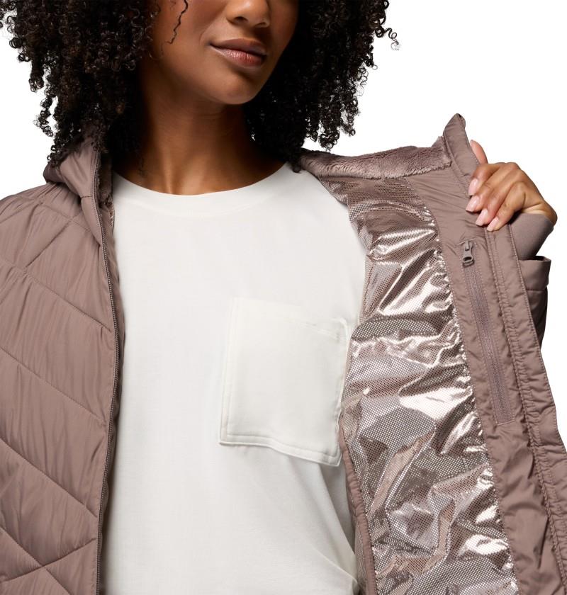 Heavenly Hooded Jacket - Womens - iron 1