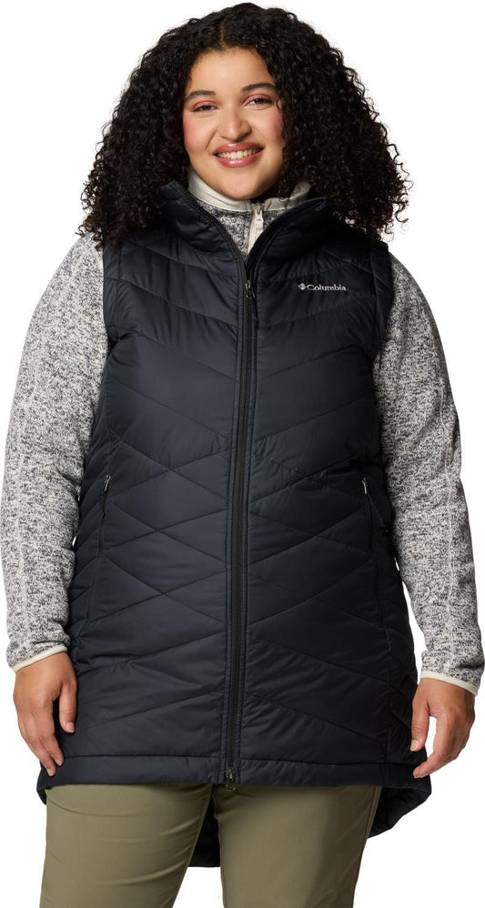 Heavenly II Long Vest, Extended - Womens - Black 1