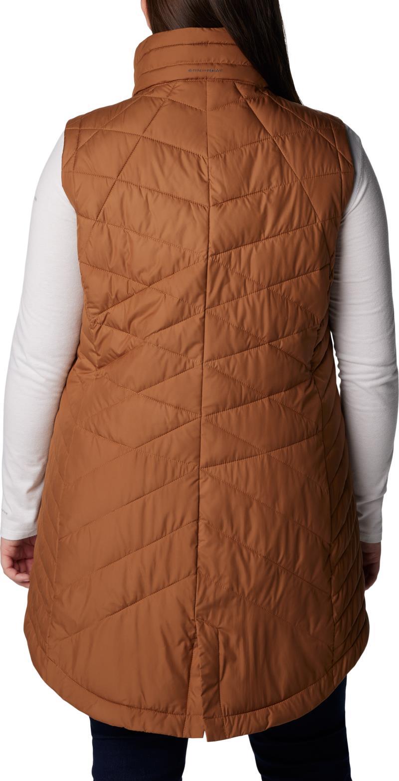 Heavenly II Long Vest, Extended - Womens - Camel Brown 4