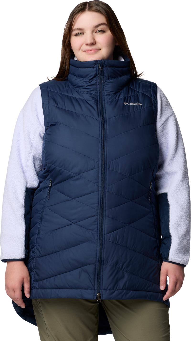 Heavenly II Long Vest, Extended - Womens - Collegiate Navy 1