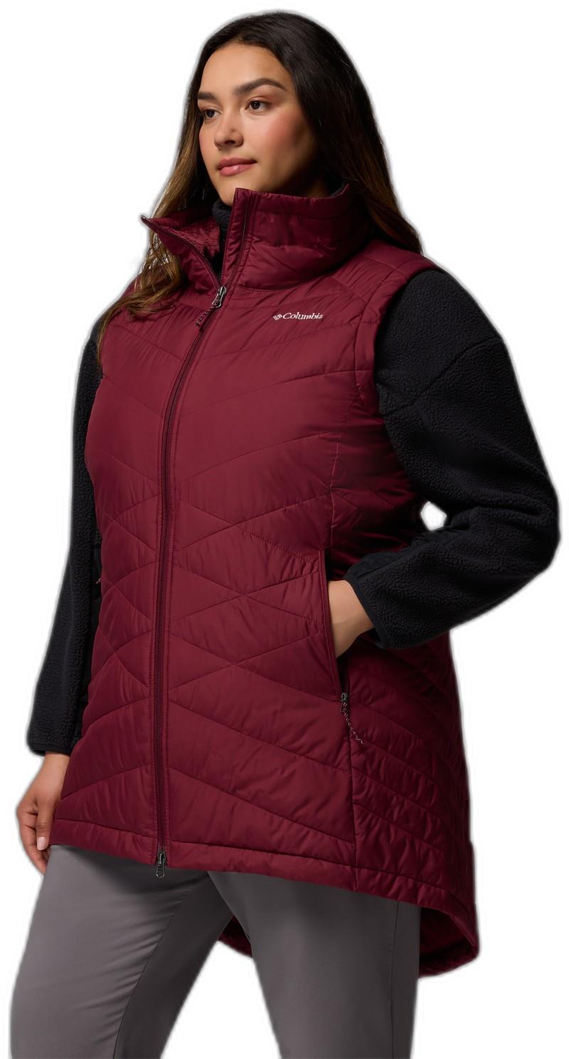 Heavenly II Long Vest, Extended - Womens - rich wine 1