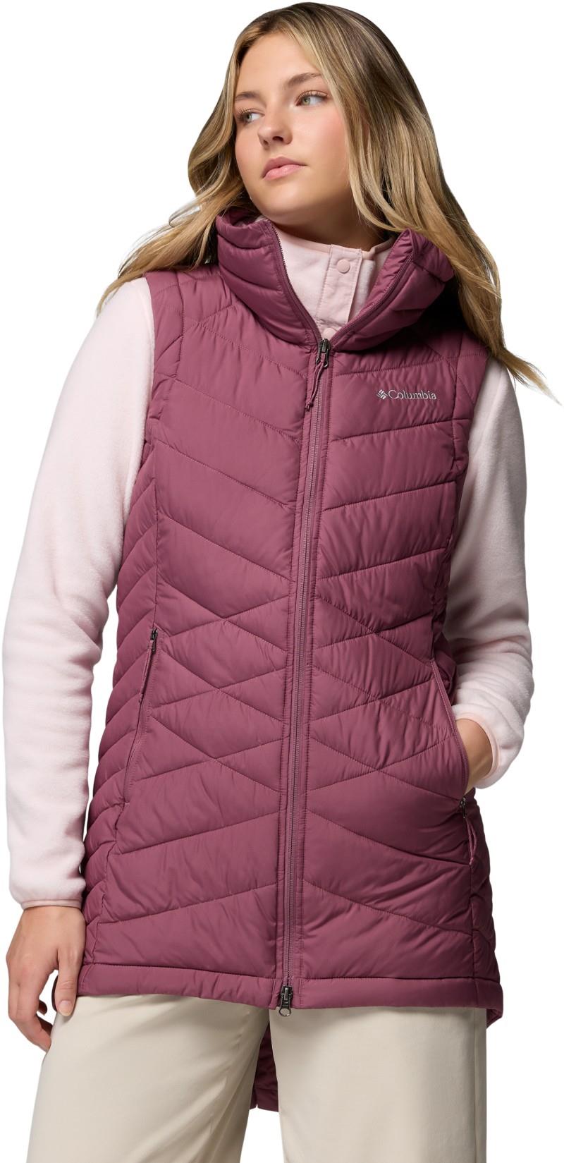 Heavenly II Long Vest - Womens - antique mauve 1