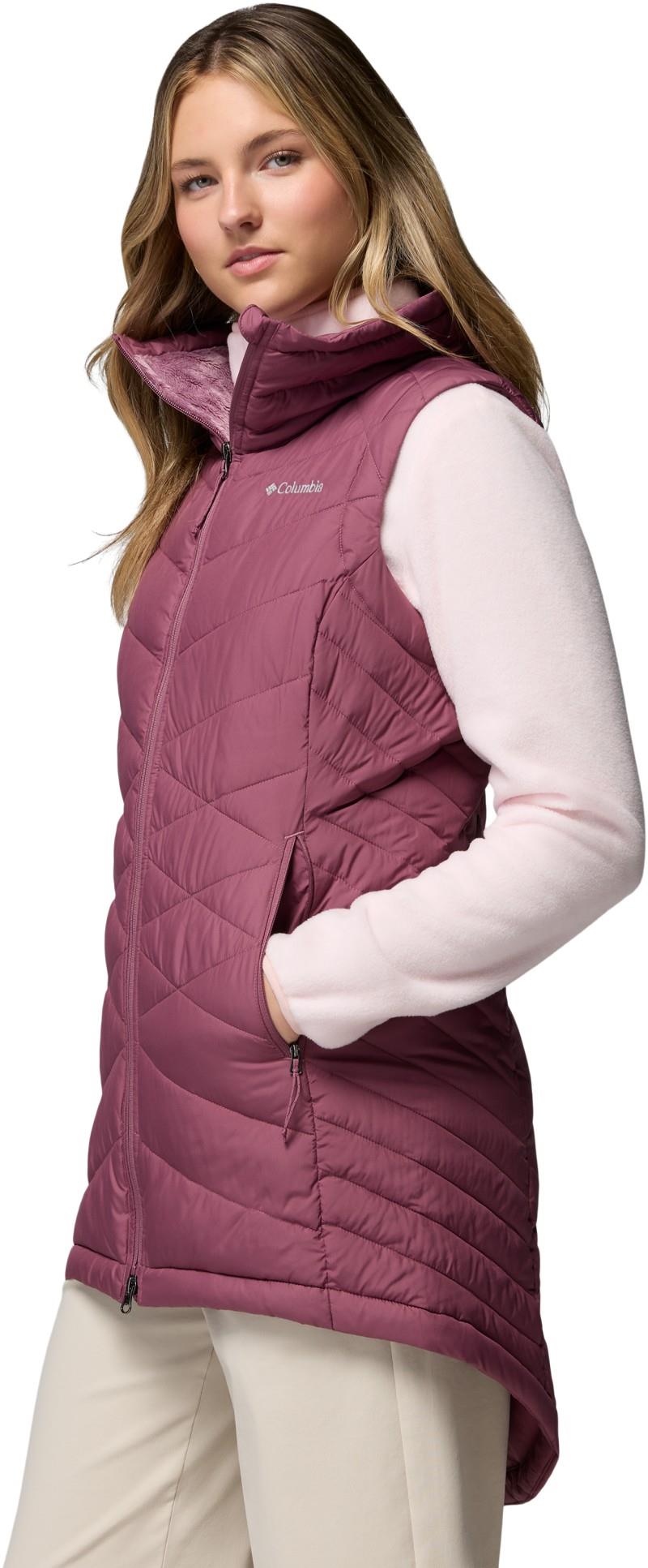 Heavenly II Long Vest - Womens - antique mauve 1
